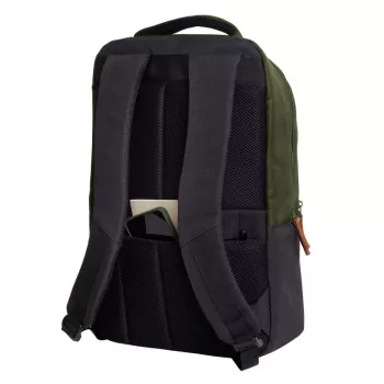 Mochila Trust Lisboa 40,6 cm 16 pulgadas verde 3 compartimentos