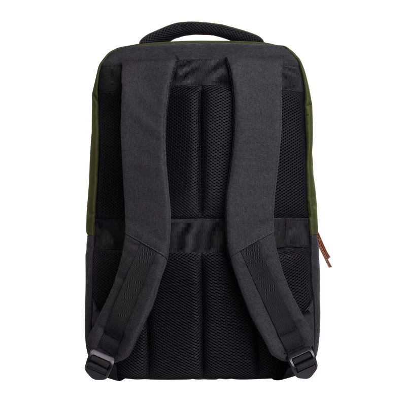 Mochila Trust Lisboa 40,6 cm 16 pulgadas verde 3 compartimentos