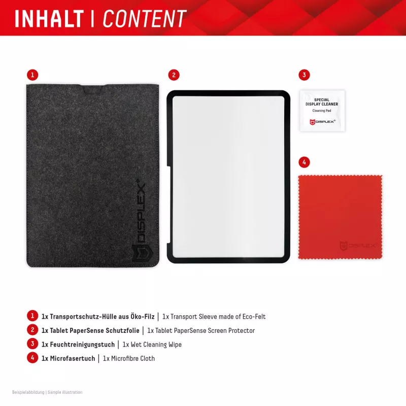 Displex TABLET PAPERSENSE para iPad 10,9 inch (10.ª)/11 inch (2025)/Air 11 inch (2024/2025), lámina extraíble de escritura o dibujo con sensación de papel