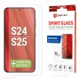 Displex Smart Glass (9H) para Samsung Galaxy S24/S25, adhesivo de montaje, irrompible