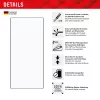 Protector de pantalla Displex Full Cover (10H) para Samsung Galaxy S24 Ultra, marco de montaje Eco, cobertura total