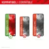 Lámina protectora de pantalla + funda Displex para Samsung Galaxy S23 FE, marco de montaje Eco, resistente a arañazos