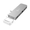 Hub USB j5create JCD395 4K60 Elite Pro con cable USB4 con kit MagSafe