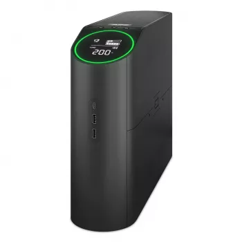 APC Back-UPS Pro BGM2200B-GR - 2200VA/1320W, 4 tomas Schuko y 2 tomas C13, 3 cargadores USB, conexión de datos USB
