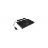 Teclado KeySonic ACK-3410 (DE) oficina USB QWERTZ alemán negro