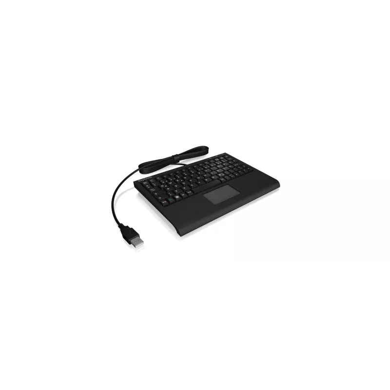 Teclado KeySonic ACK-3410 (DE) oficina USB QWERTZ alemán negro