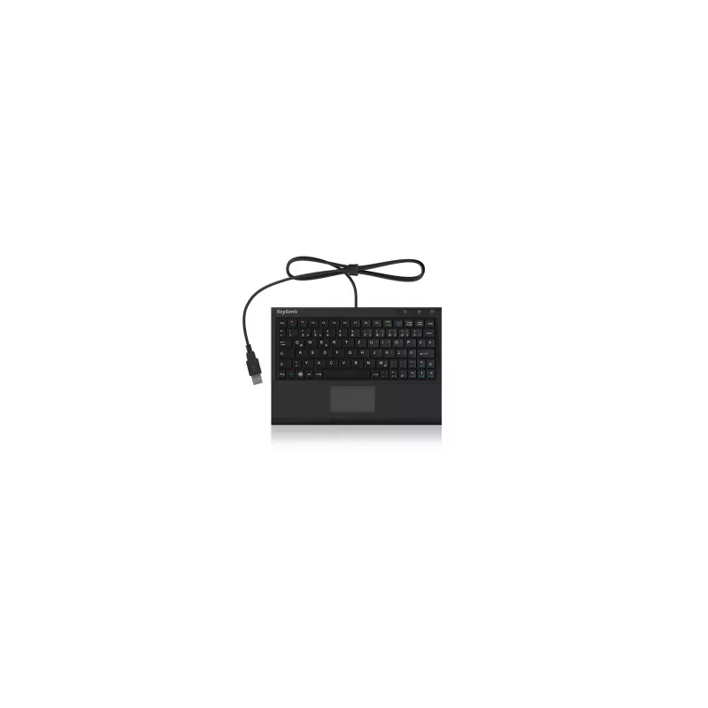 Teclado KeySonic ACK-3410 (DE) oficina USB QWERTZ alemán negro