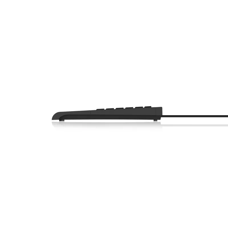 Teclado KeySonic ACK-3410 (DE) oficina USB QWERTZ alemán negro