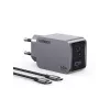Cargador móvil Ugreen 25871 universal gris carga rápida AC para interiores