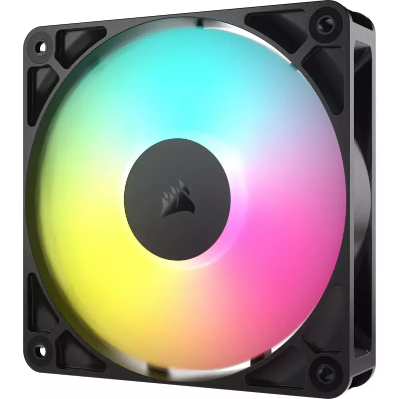 Ventilador Corsair RS120 ARGB para caja de ordenador 12 cm negro