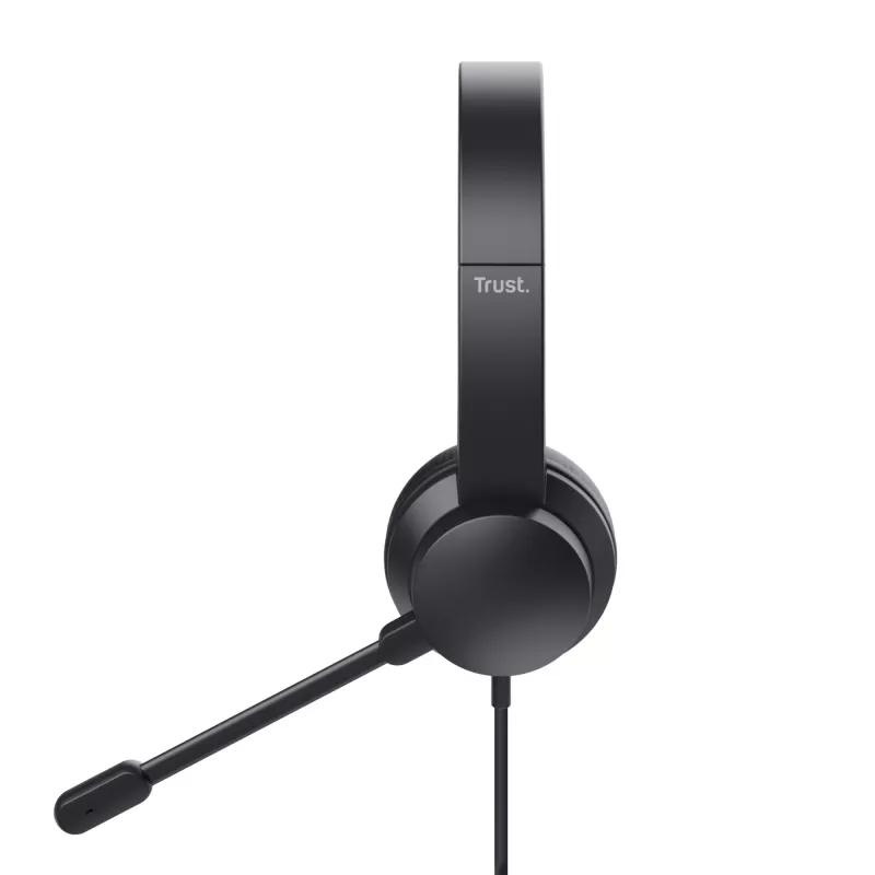 Auriculares con micrófono Trust Ayda con cable diadema llamadas/música negros