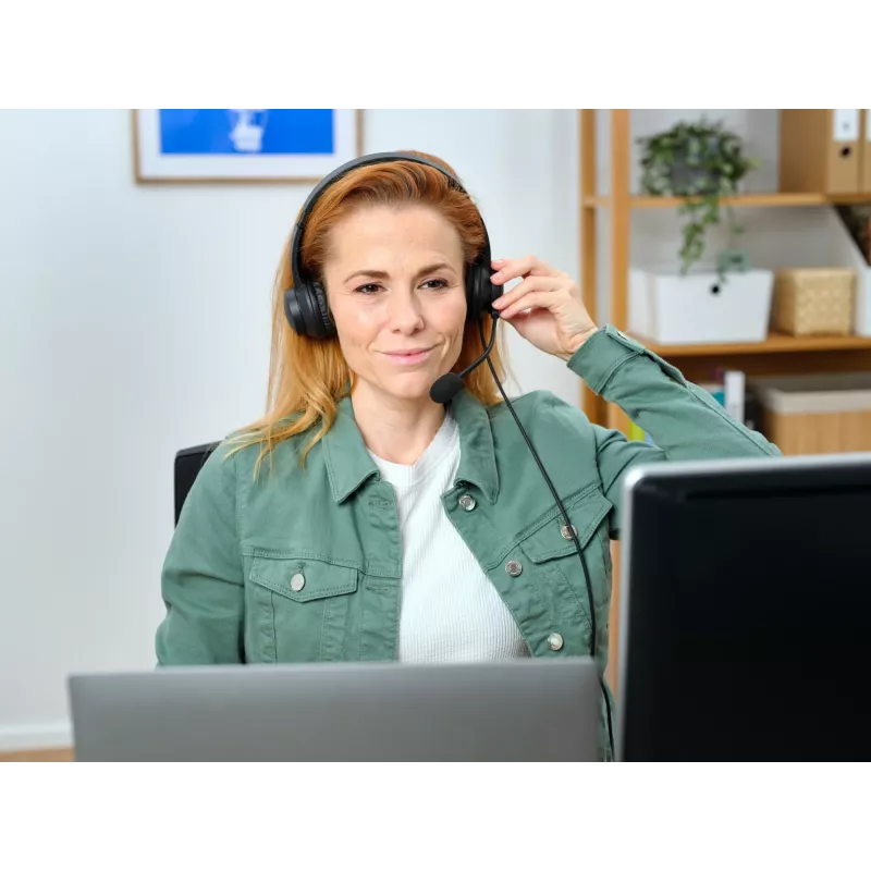 Auriculares con micrófono Trust Ayda con cable diadema llamadas/música negros