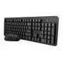 Teclado y ratón Trust Ody II incluidos oficina RF inalámbrico QWERTZ alemán negro
