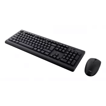 Teclado y ratón Trust Primo incluidos oficina RF inalámbrico QWERTZ alemán negro