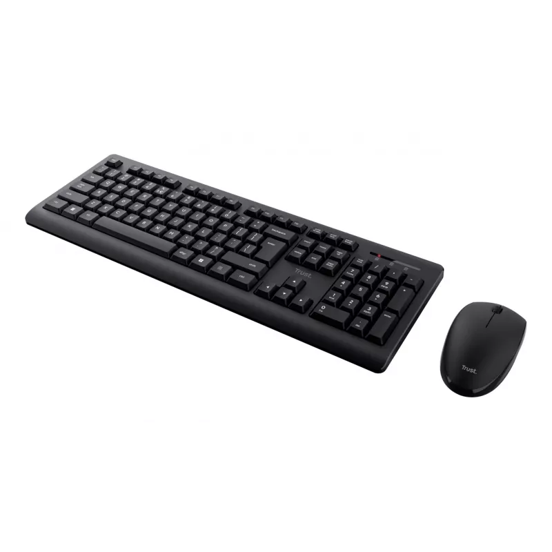 Teclado y ratón Trust Primo incluidos oficina RF inalámbrico QWERTZ alemán negro
