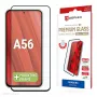 Protector de pantalla premium Displex (cobertura total, 10H) para Samsung Galaxy A56, marco de montaje Eco, cobertura total