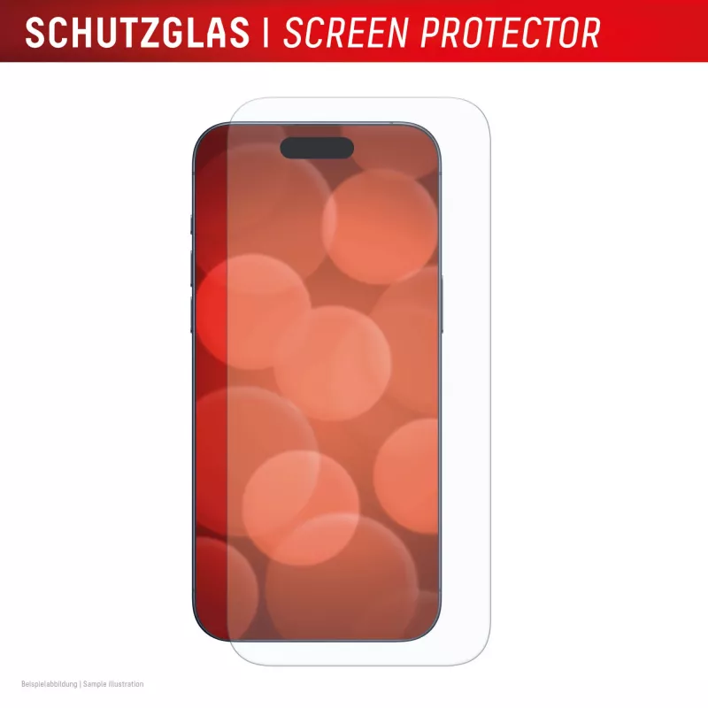 Protector de pantalla + funda Displex para Apple iPhone 16 Pro Max, marco de montaje Eco, resistente a arañazos