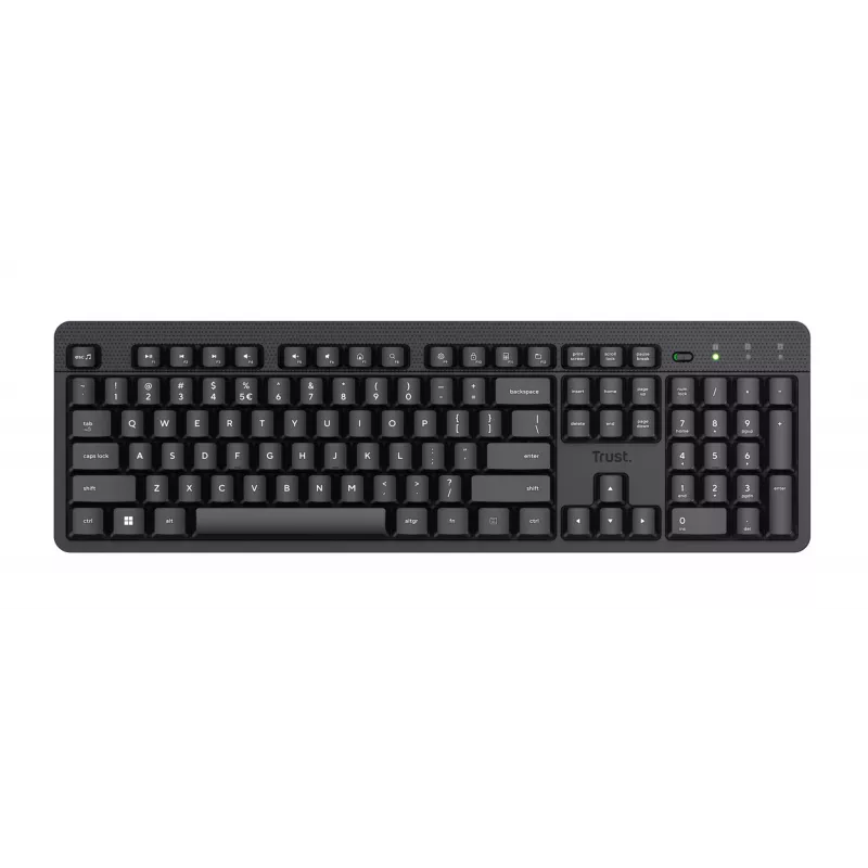Teclado Trust Ody II oficina RF inalámbrico QWERTZ alemán negro