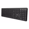 Teclado Trust Vaiya hogar/oficina RF inalámbrico + Bluetooth QWERTZ alemán negro