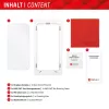 Protector de pantalla Displex (10H) para Google Pixel 8a, marco de montaje Eco, resistente a arañazos