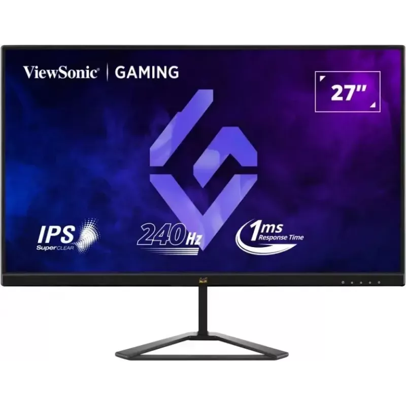 Monitor gaming ViewSonic VX2779A-HD-PRO, 27 pulgadas (68,6 cm), Full HD 1920x1080, IPS, 240Hz, 1ms, HDR10, FreeSync, 2x HDMI, DisplayPort, negro