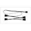 Cable PWM sharing Arctic PST Cable Rev. 2 para 4 ventiladores PWM, conectores PWM de 4 pines, negro