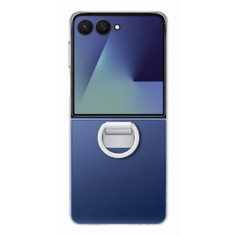 Funda protectora para Samsung Galaxy Z Flip7 de Samsung — Transparente, modelo EF-QF766CTEGWW