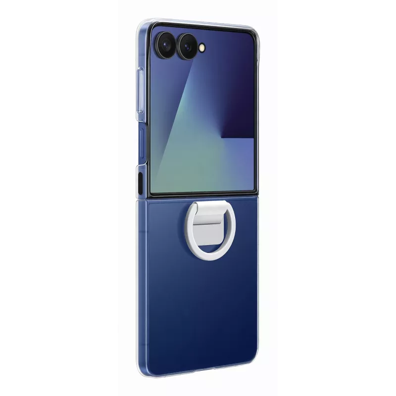 Funda protectora para Samsung Galaxy Z Flip7 de Samsung — Transparente, modelo EF-QF766CTEGWW