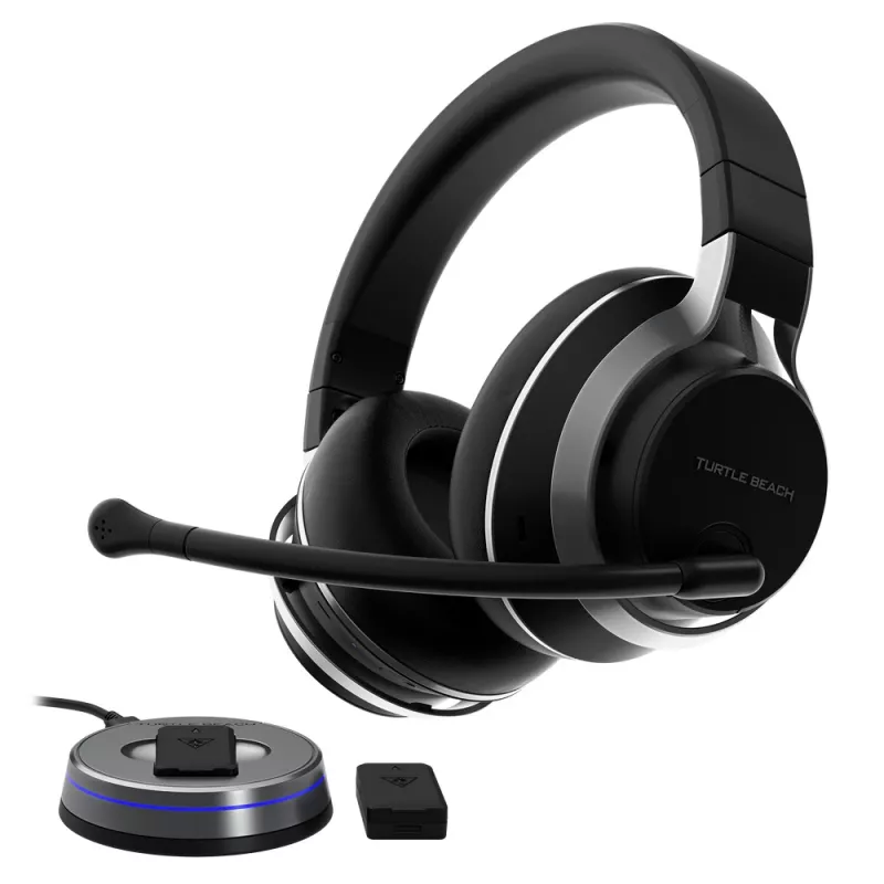 Auriculares gaming inalámbricos Bluetooth con cancelación activa de ruido Turtle Beach Stealth Pro Multiplatform para PS5, PS4, PC