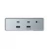 HyperDrive GEN2 HDG215-EUZ estación de acoplamiento USB-C 15-in-1, 2x HDMI, 2x DisplayPort, 100W Power Delivery, plateada