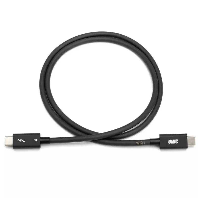 Cable Thunderbolt OWC OWCCBLTB4C2.0M 2m 40 Gbit/s Negro