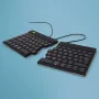 R-Go Tools Teclado Ergonómico R-Go Split Break v2 con software break, teclado ergonómico split, QWERTZ (DE), con cable, negro