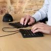 R-Go Tools Teclado Ergonómico R-Go Split Break v2 con software break, teclado ergonómico split, QWERTZ (DE), con cable, negro