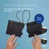 R-Go Tools Teclado Ergonómico R-Go Split Break v2 con software break, teclado ergonómico split, QWERTZ (DE), con cable, negro
