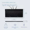 R-Go Tools Teclado Ergonómico R-Go Split Break v2 con software break, teclado ergonómico split, QWERTZ (DE), con cable, negro