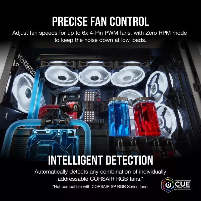 Controlador de velocidad de ventilador Corsair iCUE Commander Core XT