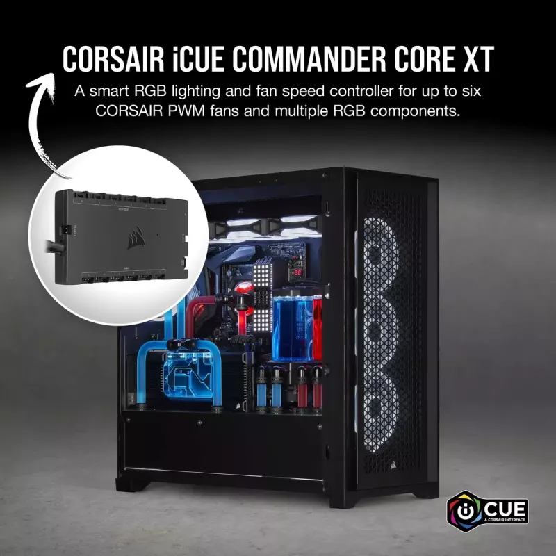 Controlador de velocidad de ventilador Corsair iCUE Commander Core XT