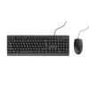 Teclado y ratón Trust Primo incluidos Oficina USB Alemán Negro