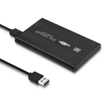 Carcasa para HDD/SSD QOLTEC 51861 para unidades SATA3 de 2,5