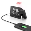 Despertador digital Hama Plus Charge negro