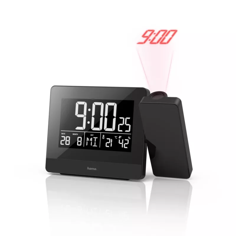 Despertador digital Hama Plus Charge negro