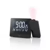 Despertador digital Hama Plus Charge negro