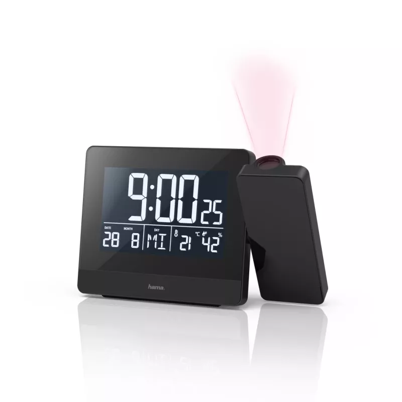Despertador digital Hama Plus Charge negro