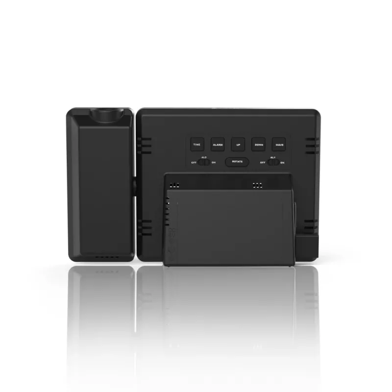 Despertador digital Hama Plus Charge negro