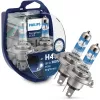 Lámpara de alto rendimiento Philips RacingVision GT200 12342RGTS2, 60 W, 12 V, H4, halógena, 3600 K, 2 uds.