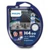 Lámpara de alto rendimiento Philips RacingVision GT200 12342RGTS2, 60 W, 12 V, H4, halógena, 3600 K, 2 uds.