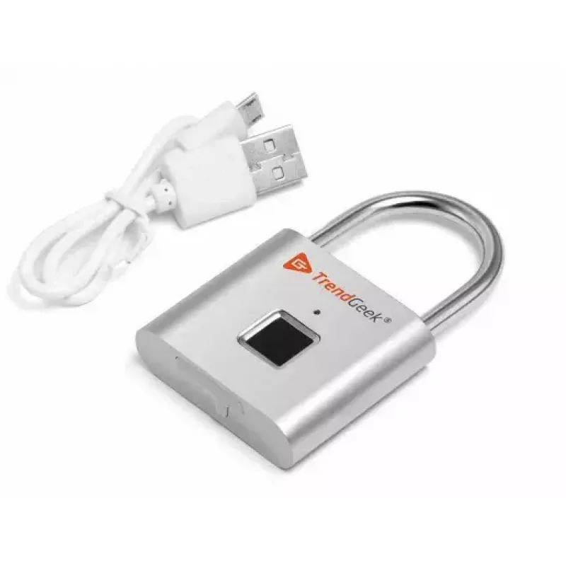 Technaxx TG-131 candado inteligente con huella dactilar, plateado