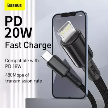 Cable Lightning Baseus CATLGD-A01 2m negro