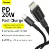 Cable Lightning Baseus CATLGD-A01 2m negro