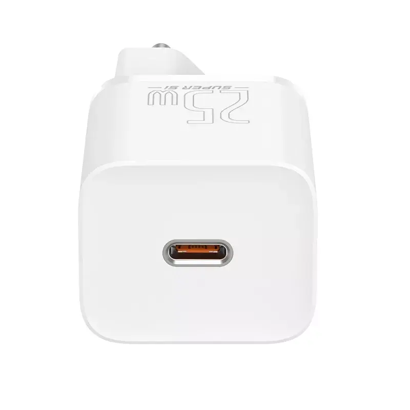 Cargador de interior Baseus Super Si blanco carga rápida 12V 1xUSB-C